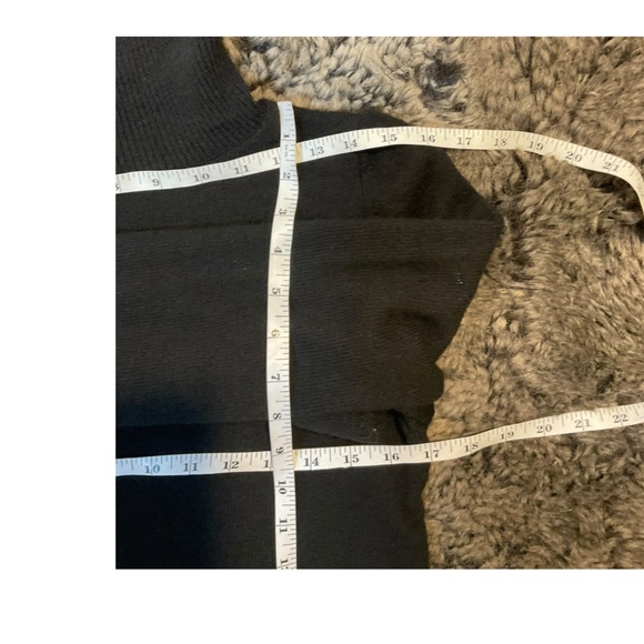 Mango Committed Women's Long Sleeve Turtleneck Sweater Solid Black US Large - Picture 8 of 10